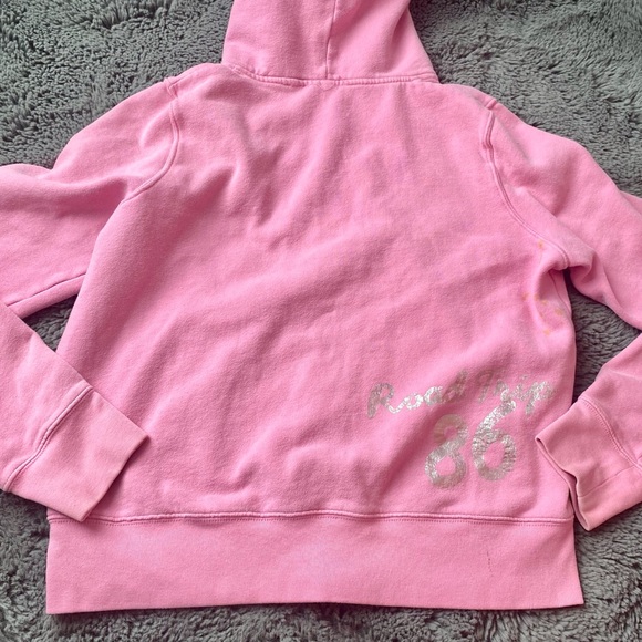 VTG VS PINK Y2K PINK AND GOLD EMBELLISHED ZIP-UP JACKET // SIZE XS💖 - Picture 5 of 5